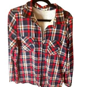 New Boutique brand Sherpa lined shirt/jacket medium